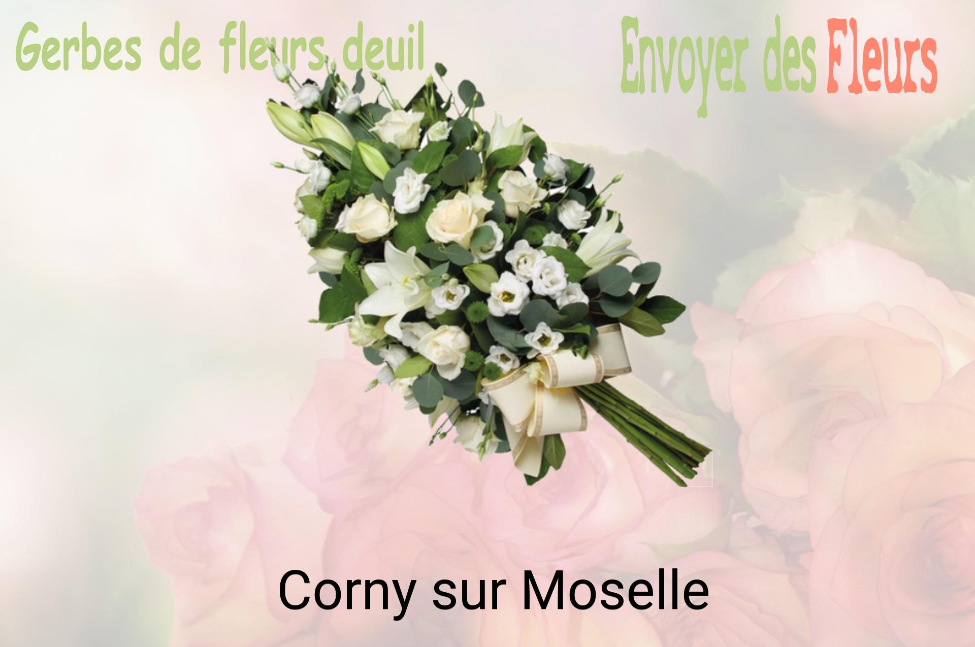 Gerbe de fleurs de deuil livrée à Corny-sur-Moselle